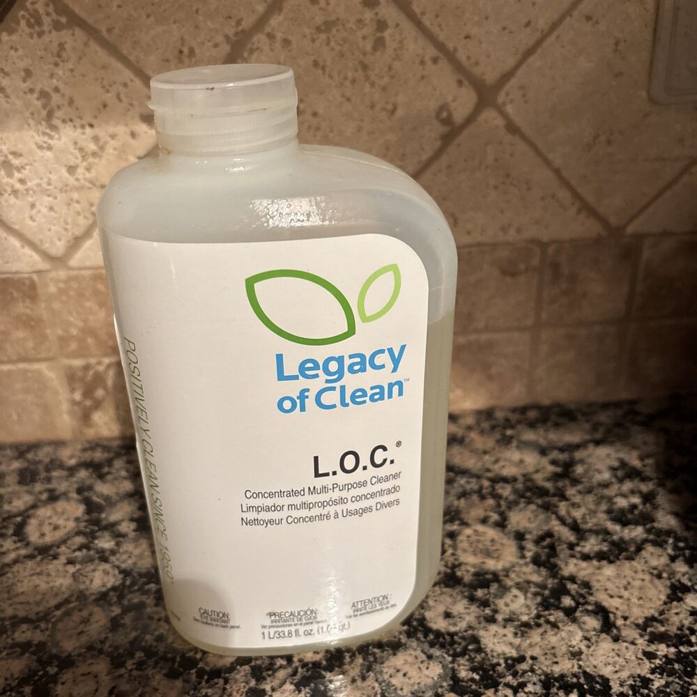 New Amway Legacy of Clean LOC Multi-purpose Cleaner 33.8 Oz. Partial Bottle